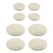Prime-Line 3-1/2 in. and 7 in. Beige Plastic Reusable Sliders for Soft Floors 8 Pack MP75050 - alternate 2